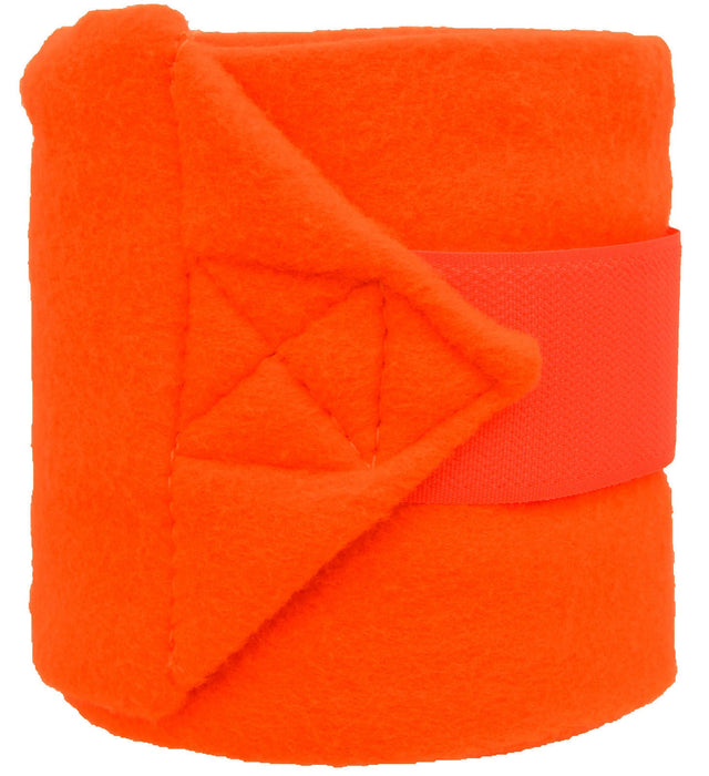 Mustang Polo Wraps for Horses, Set of 4 - 121DA - Orange - 7