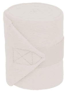 Mustang Polo Wraps for Horses, Set of 4 - 121DC - White - 9