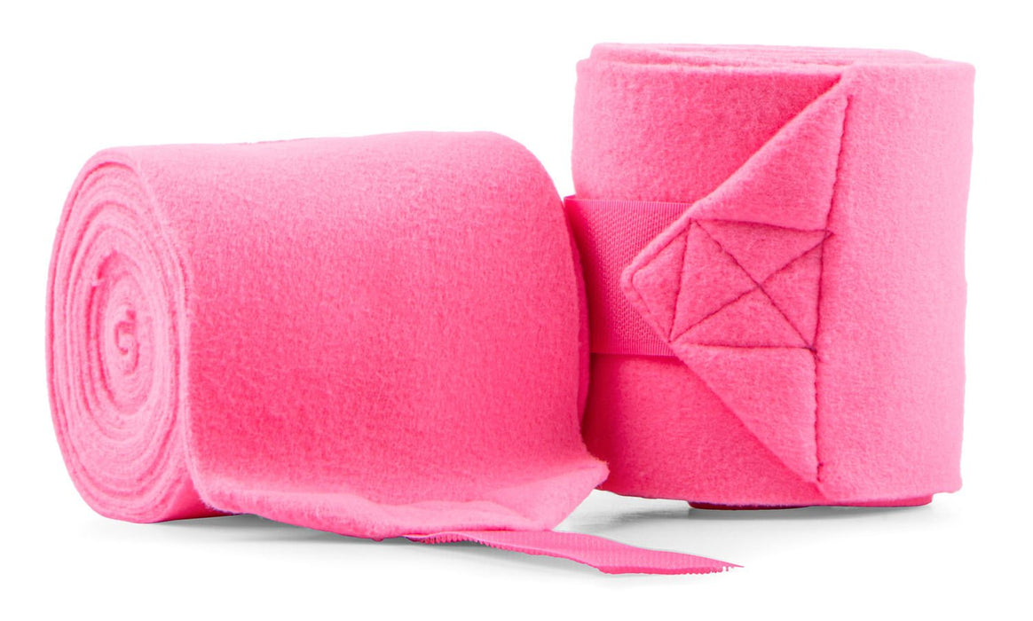 Mustang Polo Wraps for Horses, Set of 4 - 121DE - Hot Pink - 11
