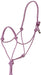 Mustang Premium Nylon Rope Halter - 1211CK - Purple/Silver - 4
