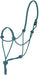 Mustang Premium Nylon Rope Halter - 1211CM - Turquoise/Black - 1