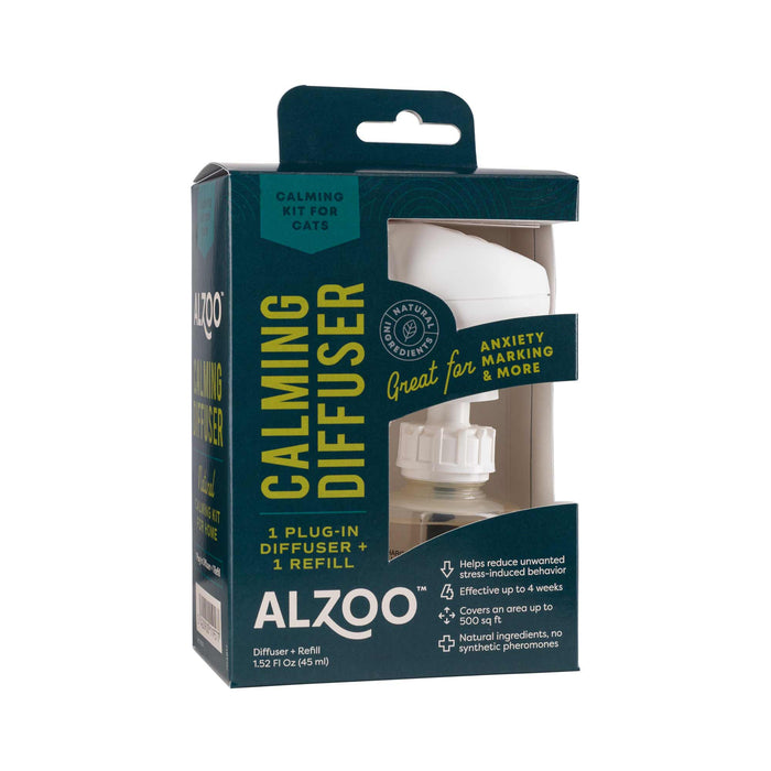 Natural Plant - Based Calming Plug - In Home Diffuser Kit & Refills for Cats - 7VWR - Diffuser Kit (1 Plug - In & 1 Refill) - 2