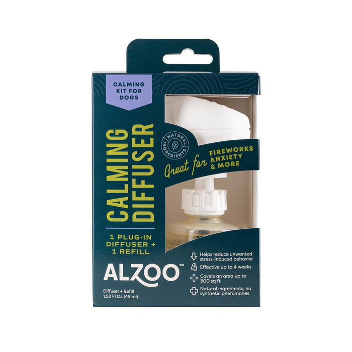 Natural Plant - Based Calming Plug - In Home Diffuser Kit & Refills for Dogs - 7VWM - Diffuser Kit (1 Plug - In & 1 Refill) - 1