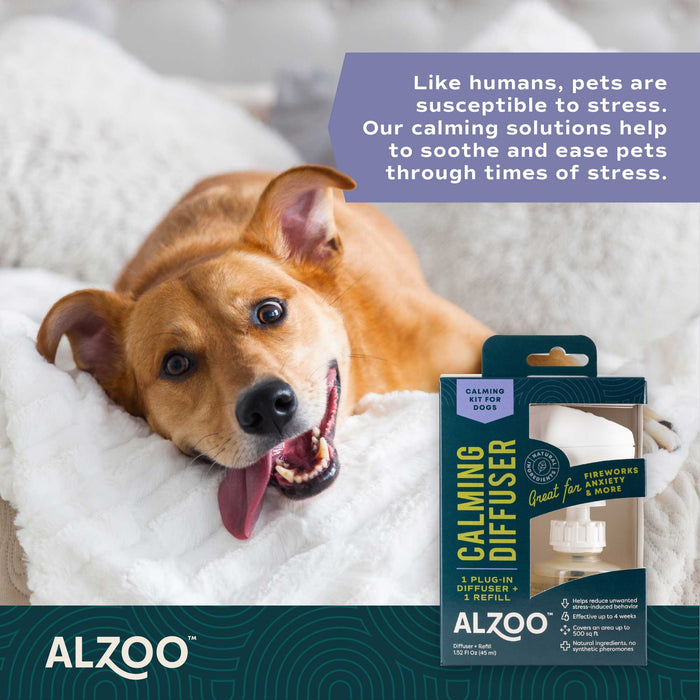 Natural Plant - Based Calming Plug - In Home Diffuser Kit & Refills for Dogs - 7VWM - Diffuser Kit (1 Plug - In & 1 Refill) - 4