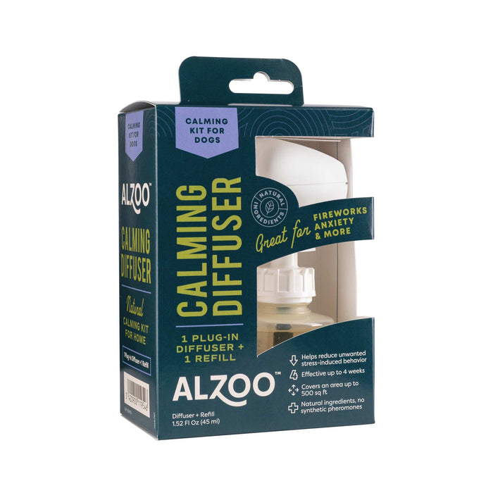 Natural Plant - Based Calming Plug - In Home Diffuser Kit & Refills for Dogs - 7VWM - Diffuser Kit (1 Plug - In & 1 Refill) - 2