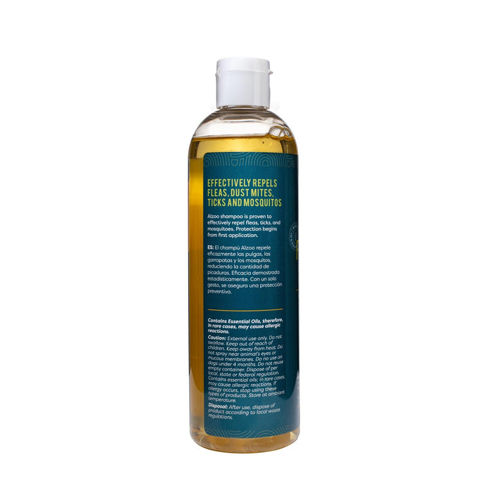 Natural Plant - Based Peppermint & Cedarwood Flea & Tick Shampoo for Dogs & Cats, 12 oz - 7VWE - 2