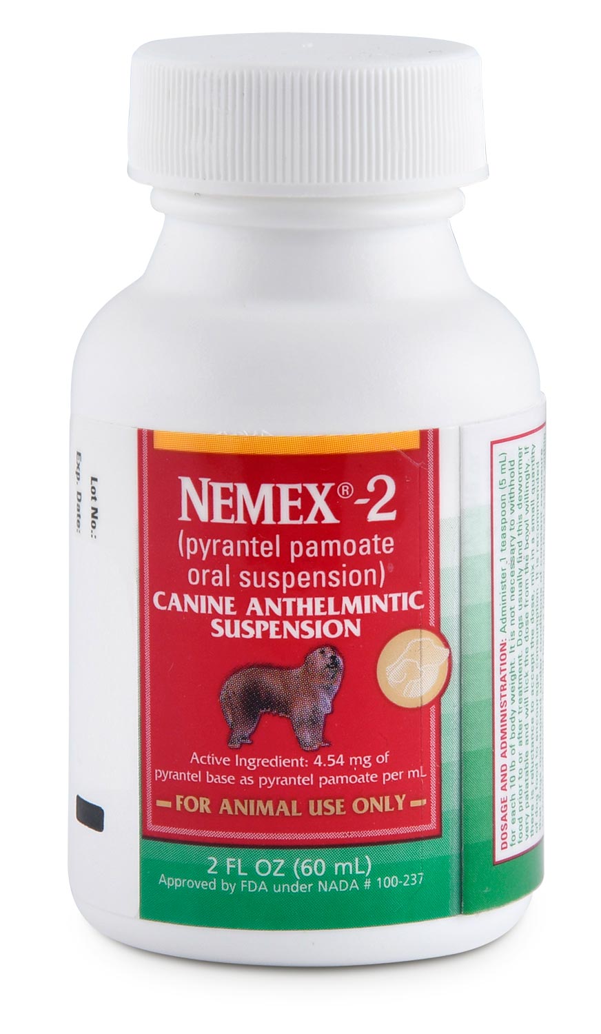 Nemex 2 Dewormer for Dogs & Puppies Nemex Pyrantel Pamoate — Lambert