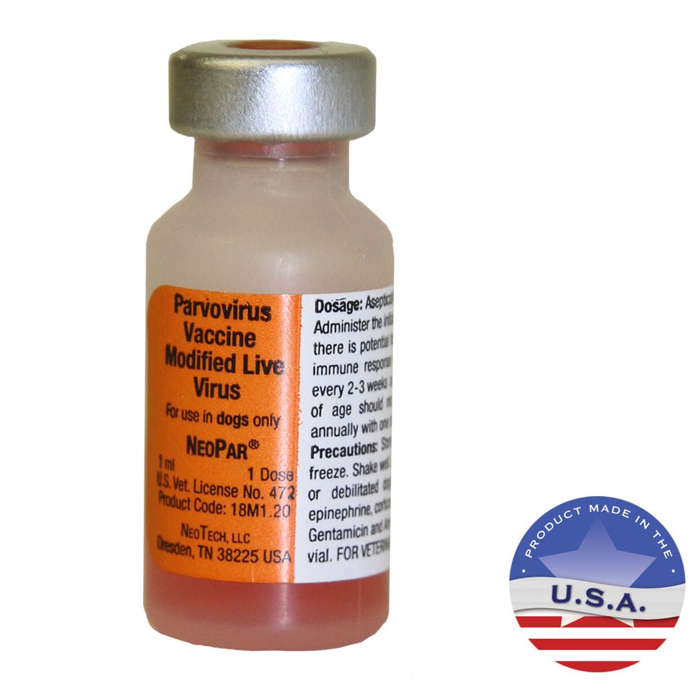 NeoPar Parvo Vaccine for Dogs (Parvovirus Vaccine) — Lambert Vet