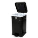 Nevink Dog Poop Trash Can & Filters for Outdoors – 12 Liter, Odor Control, Hands - Free, Weather Resistant - 005SIN-07676 - Trash Can - Matte Black - 10