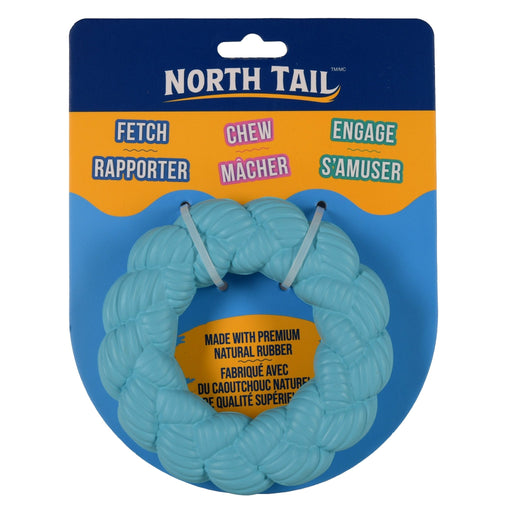 North Tail Blue Rubber Ring Dog Chew Toy - PBAK - Blue - 1 - 1
