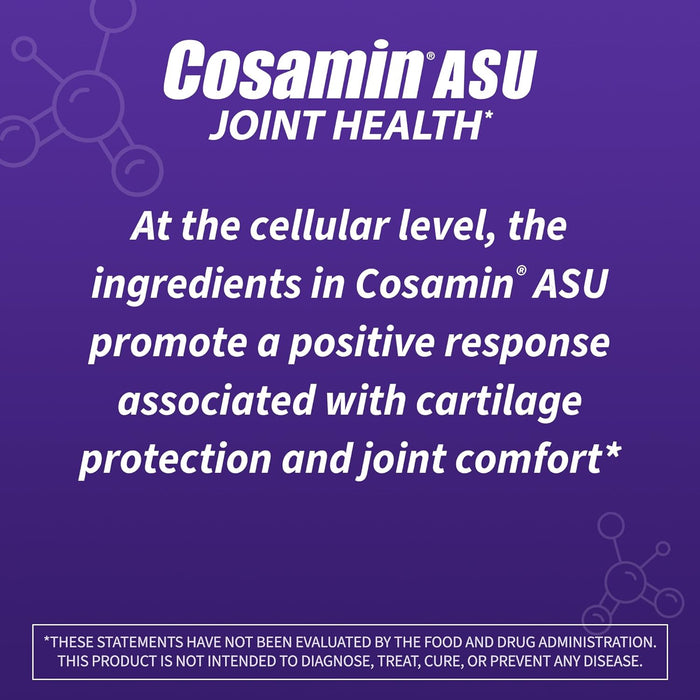 Nutramax Cosamin ASU Joint Health Supplement with Glucosamine, Chondroitin & ASU for Men’s & Women's Joint Health - 2FXB - 90 Capsules - 20