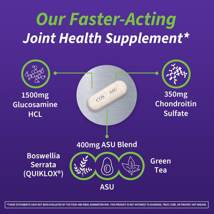 Nutramax Cosamin ASU Joint Health Supplement with Glucosamine, Chondroitin & ASU for Men’s & Women's Joint Health - 2FXC - 150 Capsules - 11