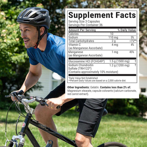 Nutramax Cosamin DS Joint Health Supplement with Glucosamine & Chondroitin for Men’s & Women's Joint Health, 108 Capsules - 2FXE - 108 Capsules - 2