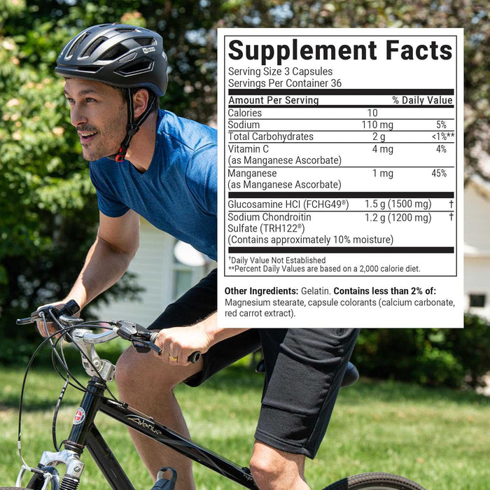 Nutramax Cosamin DS Joint Health Supplement with Glucosamine & Chondroitin for Men’s & Women's Joint Health, 108 Capsules - 2FXE - 108 Capsules - 2