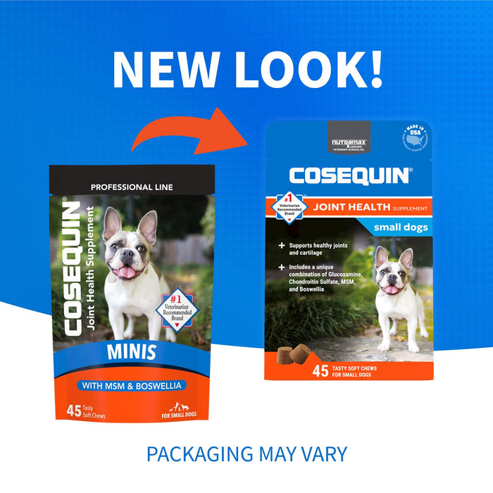 Nutramax Cosequin Mini Plus MSM Professional Line, 45 Soft Chews - 015NM-CQSC45-MSMMP - Brown - 2