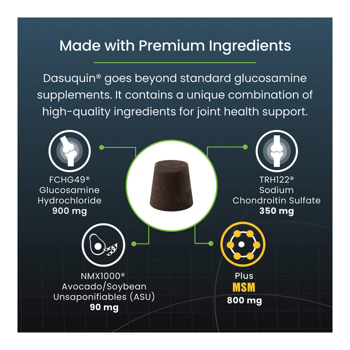 Nutramax Dasuquin for Dogs, Joint Health Supplement, Glucosamine, Chondroitin, ASU, MSM and More, Supports Healthy Joints, Soft Chews - 2FAF-2 - Large - Over 60 lbs - 2 pk (150 ct) - 15