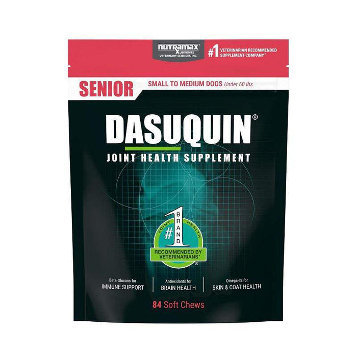 Nutramax Dasuquin Senior Joint Health Supplement for Dogs, 84 Soft Chews - 015NM-3000215 - Small/Medium - Under 60 lbs - 84 Soft Chews - 9