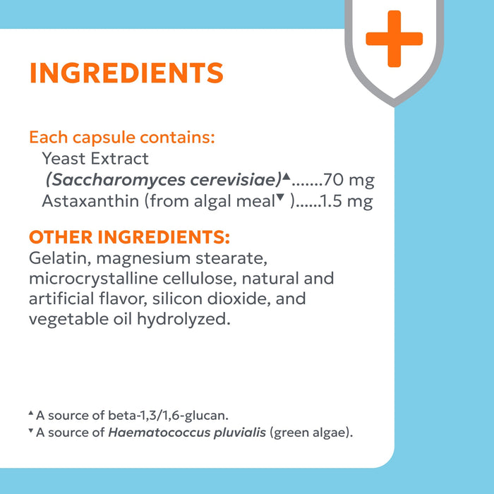 Nutramax Imuquin Immune Health Supplement Powder for Cats, With Beta Glucans, With Astaxanthin, 30 Sprinkle Capsules - 015NM-3000166 - 30 Spinkle Capsules - 5