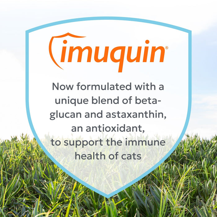 Nutramax Imuquin Immune Health Supplement Powder for Cats, With Beta Glucans, With Astaxanthin, 30 Sprinkle Capsules - 015NM-3000166 - 30 Spinkle Capsules - 7