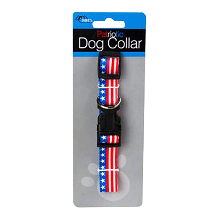 Patriotic Dog Collar, Up to 20"L - KL22D - Patriotic - up to 20" - 1