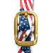 Patriotic Flag Foal Horse Halter – 3/4" Adjustable Nylon Halter - MBR1 - Red, White & Blue - Foal/Average - 1 - 3