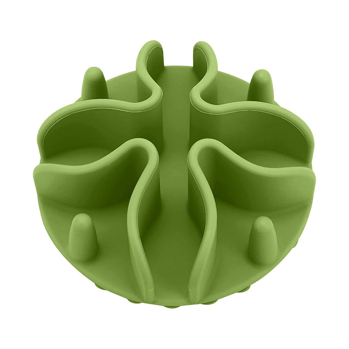 Paw Puzzle Slow Feeder Dog Bowl Insert - NP232 - Green - Large, 5.5" - 1 - 5