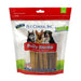 Bully Sticks 10ct. 6 , Resealable Bag Color Natural