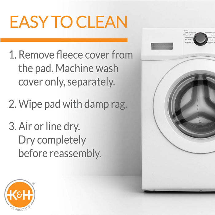 K&H Pet Products Lectro-Kennel Igloo Style Outdoor Heated Pad Color Black