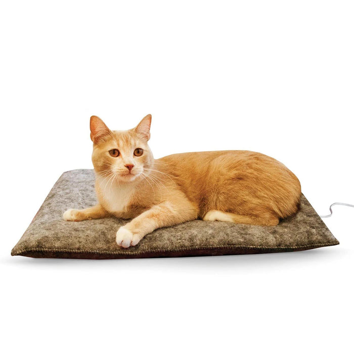 K&H Pet Products Amazin’ Kitty Pad Heated Gray 15 X 20 Inches - 1 pack Color Grey