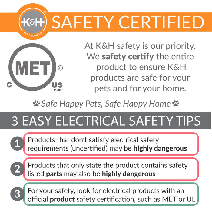 K&H Pet Products Thermo-Kitty Fashion Splash Color Brown