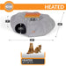 K&H Pet Products Thermo-Kitty Heated Cat Tunnel Bed Gray 28 X 28 X 9 Inches (4C FFP) Color Grey