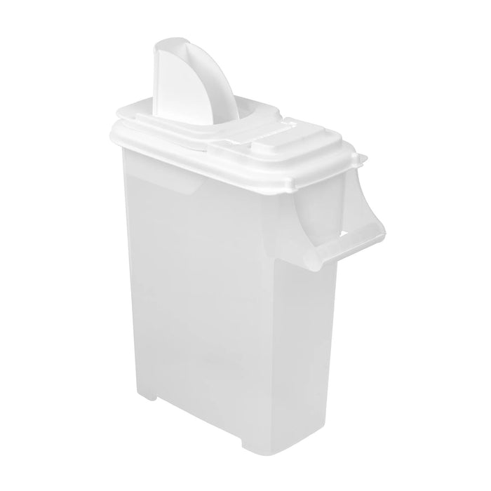 Pet Food Dispenser - BU2D - White Lid / Clear Base - 16 qt - 1 - 12
