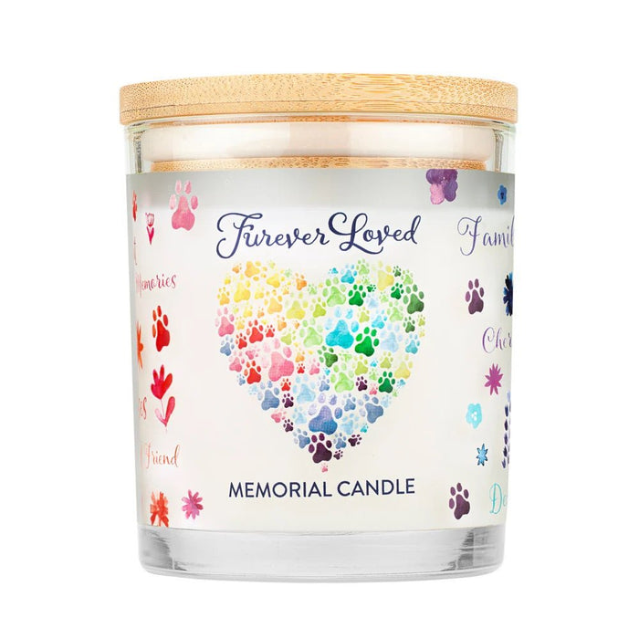 Pet House Candle, 9 oz – Pet Odor Eliminating, Non - Toxic, Long - Lasting, Hand - Poured in USA - PHC5 - Furever Loved Memorial - 9 oz - 1 ct - 19