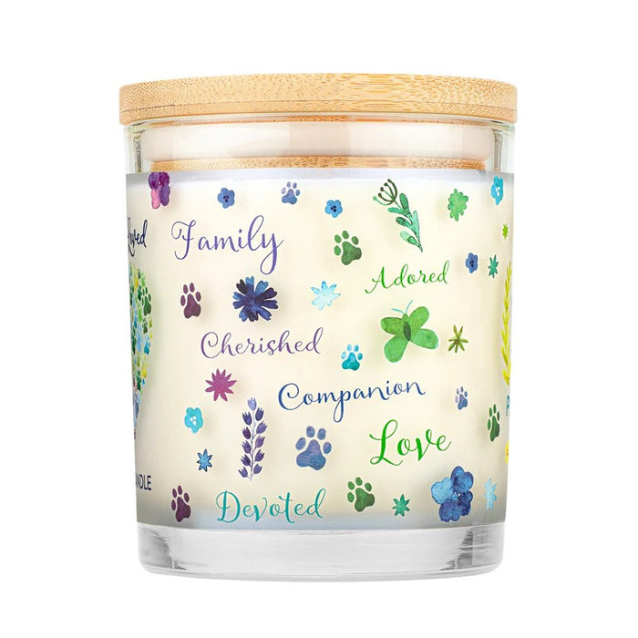 Pet House Candle, 9 oz – Pet Odor Eliminating, Non - Toxic, Long - Lasting, Hand - Poured in USA - PHC5 - Furever Loved Memorial - 9 oz - 1 ct - 21