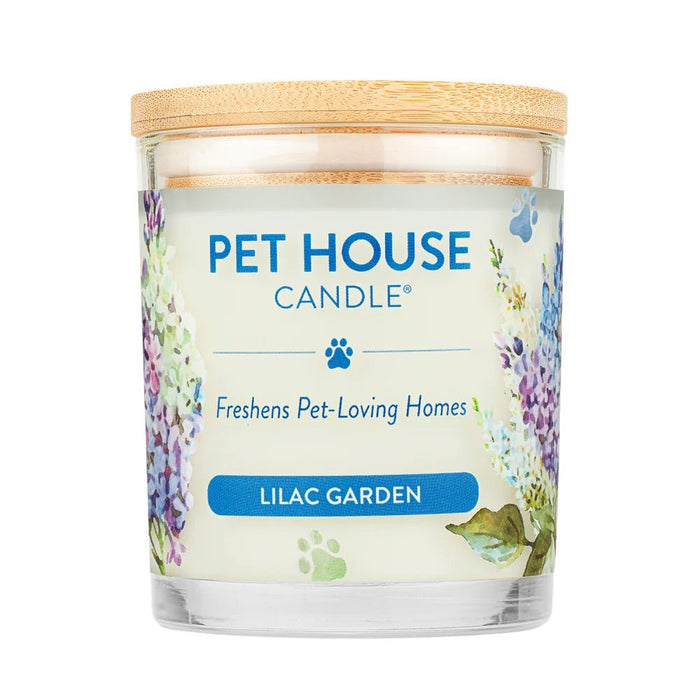 Pet House Candle, 9 oz – Pet Odor Eliminating, Non - Toxic, Long - Lasting, Hand - Poured in USA - PHC8 - Lilac Garden - 9 oz - 1 ct - 37