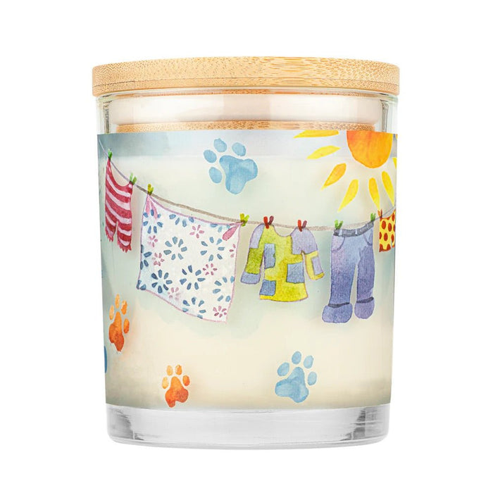 Pet House Candle, 9 oz – Pet Odor Eliminating, Non - Toxic, Long - Lasting, Hand - Poured in USA - PHCC - Sunwashed Cotton - 9 oz - 1 ct - 59