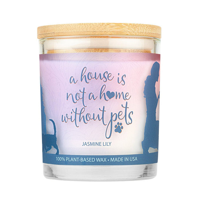 Pet House Candle, 9 oz – Pet Odor Eliminating, Non - Toxic, Long - Lasting, Hand - Poured in USA - PHCJ - Jasmine Lily - 9 oz - 1 ct - 88
