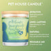 Pet House Candle, 9 oz – Pet Odor Eliminating, Non - Toxic, Long - Lasting, Hand - Poured in USA - PHCL - Lemon Verbena - 9 oz - 1 ct - 102