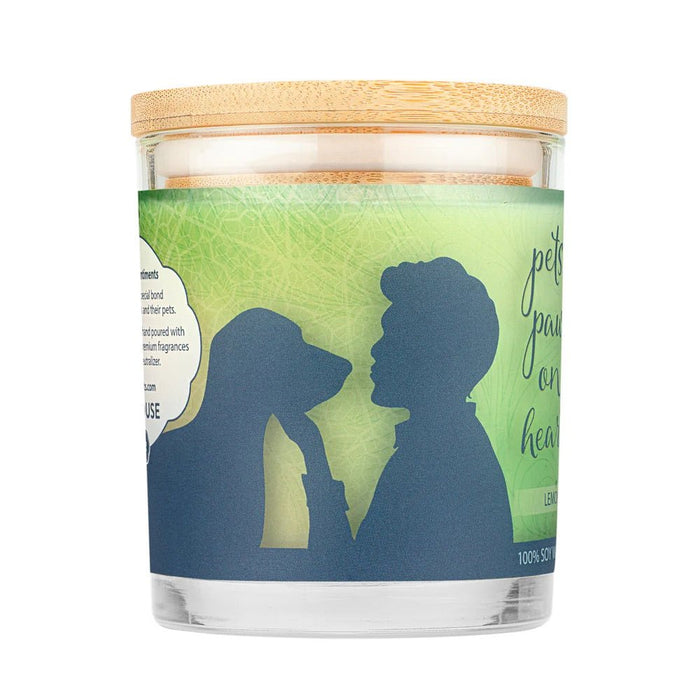 Pet House Candle, 9 oz – Pet Odor Eliminating, Non - Toxic, Long - Lasting, Hand - Poured in USA - PHCL - Lemon Verbena - 9 oz - 1 ct - 99