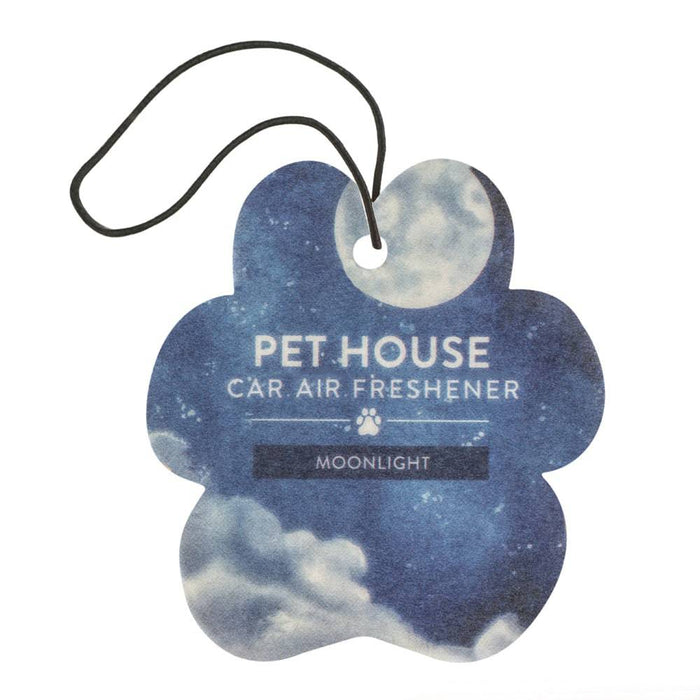 Pet House Car Fresheners, Pet Odor Eliminator, Natural Air Freshener, Non - Toxic Car Scent, Long - Lasting Pet - Friendly Fragrance, 100% Plant - Based, Safe for Dogs & Cats, Made in USA - PHCAM - Moonlight - 1 ct - 35