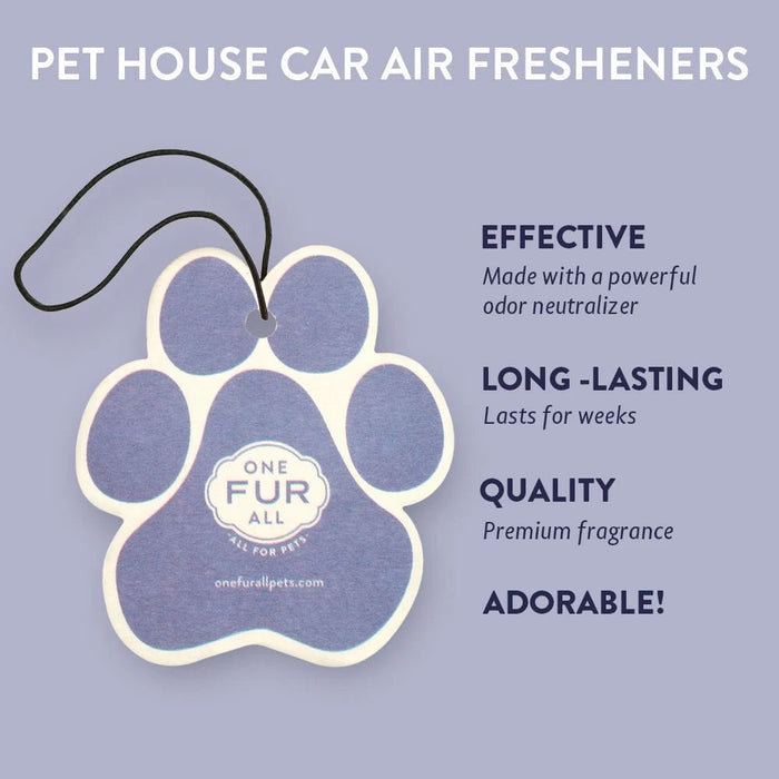 Pet House Car Fresheners, Pet Odor Eliminator, Natural Air Freshener, Non - Toxic Car Scent, Long - Lasting Pet - Friendly Fragrance, 100% Plant - Based, Safe for Dogs & Cats, Made in USA - PHCAJ - Lilac Garden - 1 ct - 24