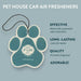 Pet House Car Fresheners, Pet Odor Eliminator, Natural Air Freshener, Non - Toxic Car Scent, Long - Lasting Pet - Friendly Fragrance, 100% Plant - Based, Safe for Dogs & Cats, Made in USA - PHCAL - Mediterrarean Sea - 1 ct - 32