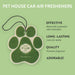 Pet House Car Fresheners, Pet Odor Eliminator, Natural Air Freshener, Non - Toxic Car Scent, Long - Lasting Pet - Friendly Fragrance, 100% Plant - Based, Safe for Dogs & Cats, Made in USA - PHCAE - Bamboo Wintermint - 1 ct - 12