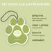 Pet House Car Fresheners, Pet Odor Eliminator, Natural Air Freshener, Non - Toxic Car Scent, Long - Lasting Pet - Friendly Fragrance, 100% Plant - Based, Safe for Dogs & Cats, Made in USA - PHCAG - Fresh Citrus - 1 ct - 16