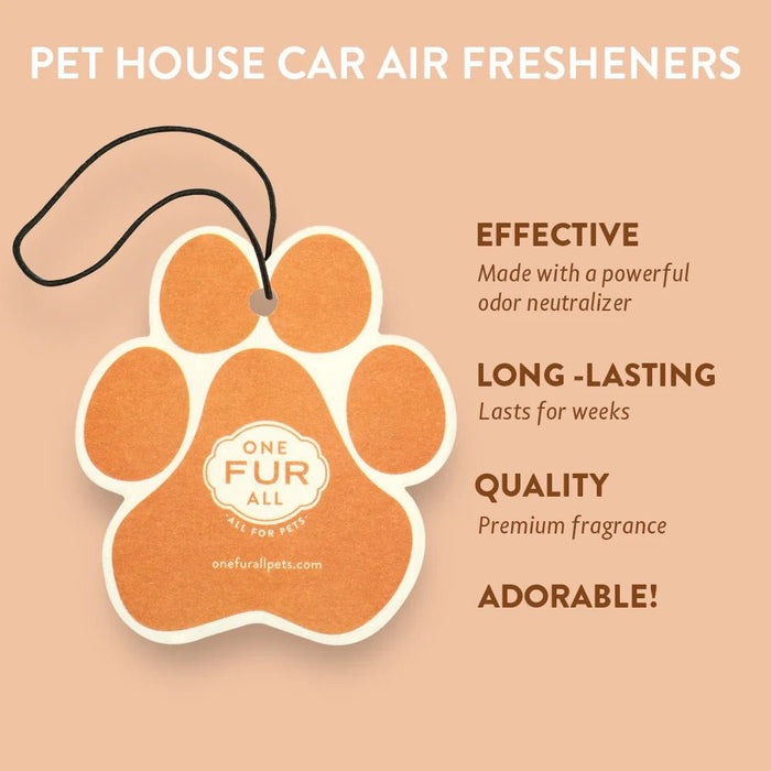 Pet House Car Fresheners, Pet Odor Eliminator, Natural Air Freshener, Non - Toxic Car Scent, Long - Lasting Pet - Friendly Fragrance, 100% Plant - Based, Safe for Dogs & Cats, Made in USA - PHCAN - Pina Colada - 1 ct - 40