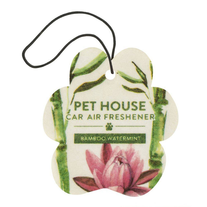 Pet House Car Fresheners, Pet Odor Eliminator, Natural Air Freshener, Non - Toxic Car Scent, Long - Lasting Pet - Friendly Fragrance, 100% Plant - Based, Safe for Dogs & Cats, Made in USA - PHCAE - Bamboo Wintermint - 1 ct - 11