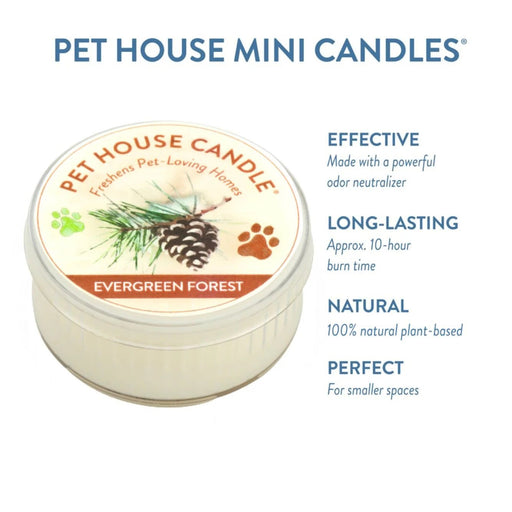 Pet House Mini Candle 1.5 oz – Pet - Friendly Odor Eliminating Candle - Jeffers - Animal & Pet Supplies > Pet Odor & Stain Removers