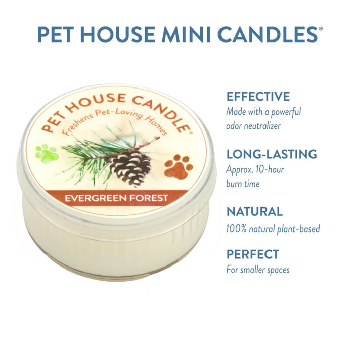 Pet House Mini Candle 1.5 oz – Pet - Friendly Odor Eliminating Candle - Jeffers - Animal & Pet Supplies > Pet Odor & Stain Removers