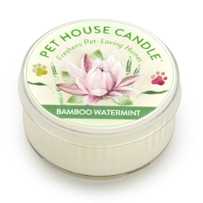 Pet House Mini Candle 1.5 oz – Pet - Friendly Odor Eliminating Candle - PHCZ - Bamboo Watermint - 1.5 oz - 26
