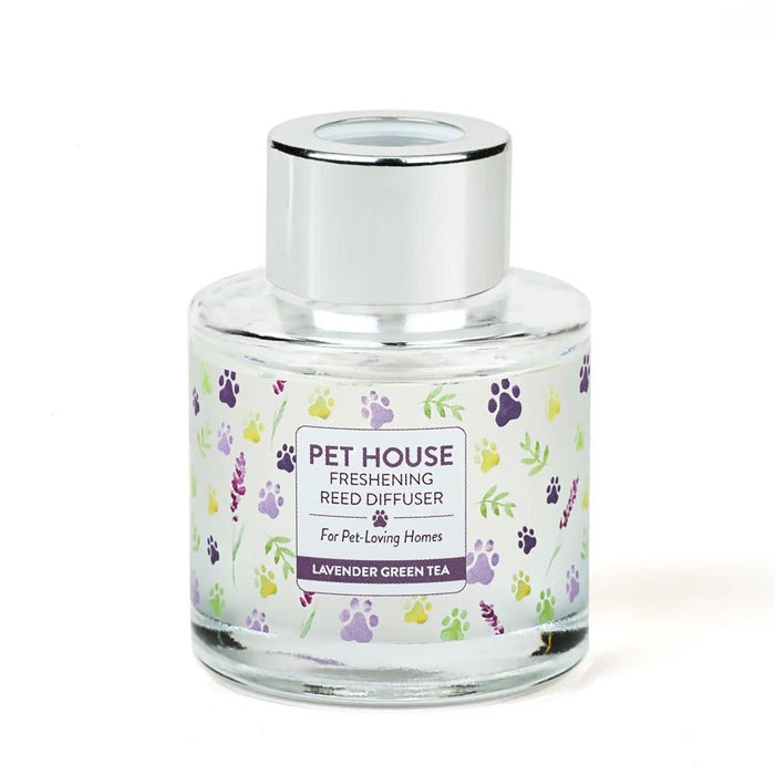 Pet House Reed Diffuser – Pet - Friendly Odor Neutralizer for Homes - PHCBU - Lavender Green Tea - 3 fl oz - 2